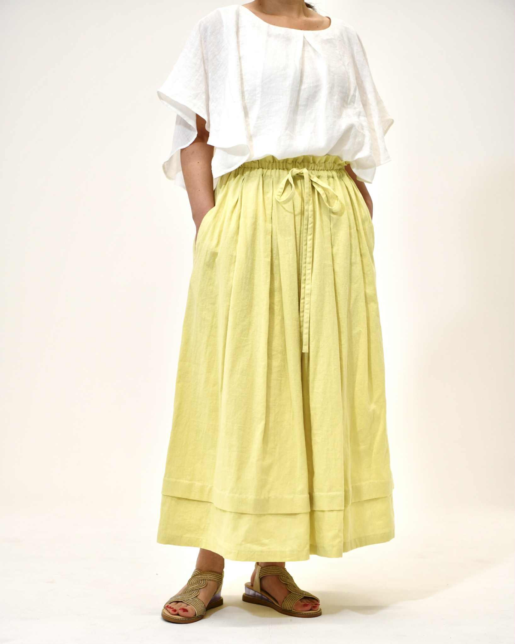 リネンコットンロングスカート(30色) | 4枚目