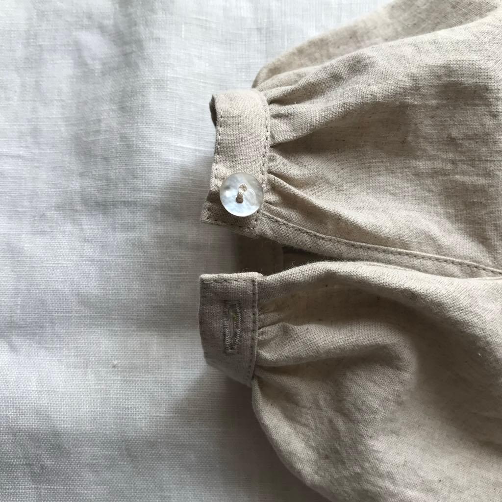 スタンドフリル襟ピンタックワンピース(選べる30色) | 11枚目